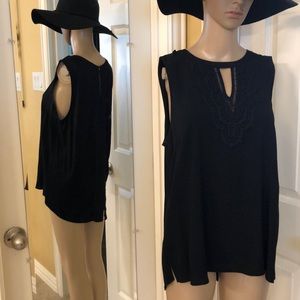 Elegant Top with Front and Back Detail